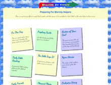 Tablet Screenshot of preparingforeternity.org